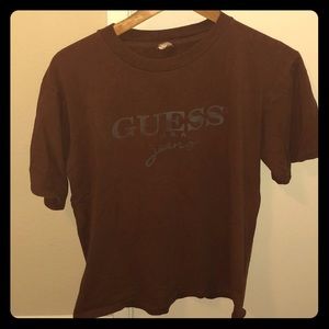 Vintage guess printed  top